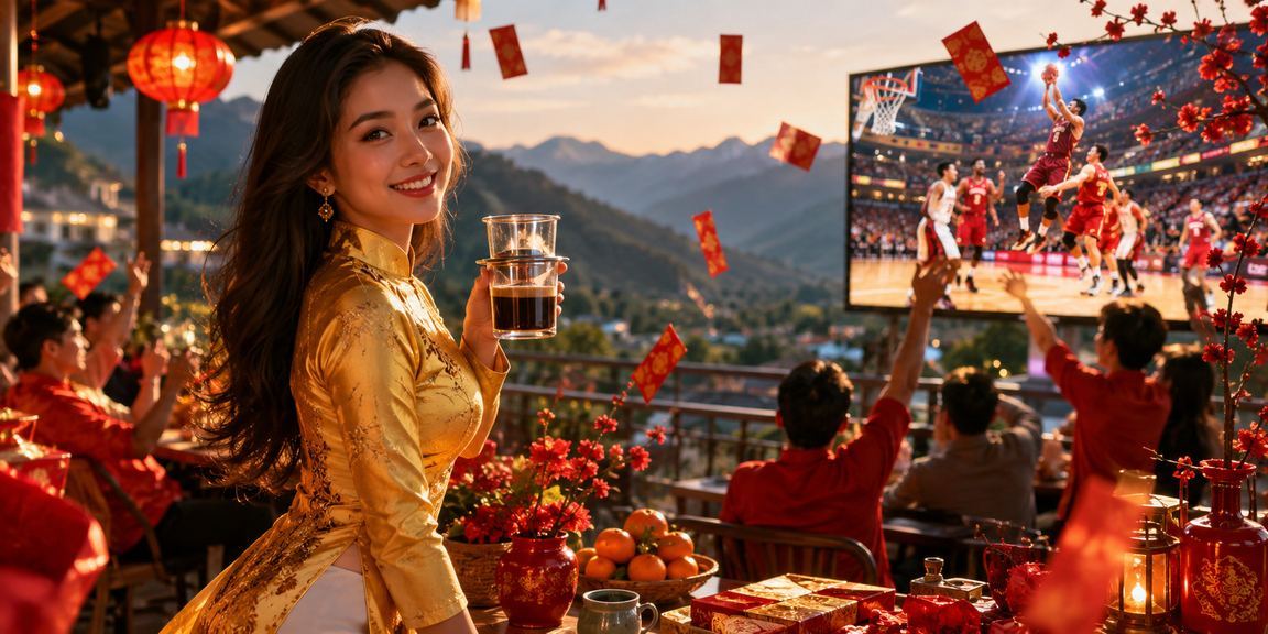 Người dùng tại Sa Pa theo dõi bóng rổ và so sánh nhịp tỷ lệ kèo